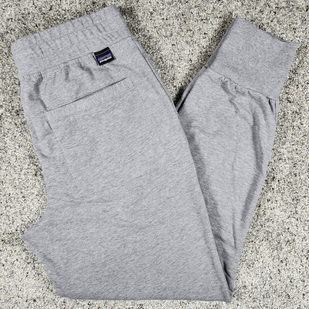 Patagonia Joggers Mens Small Gray Organic Cotton Sweatpants Excellent
